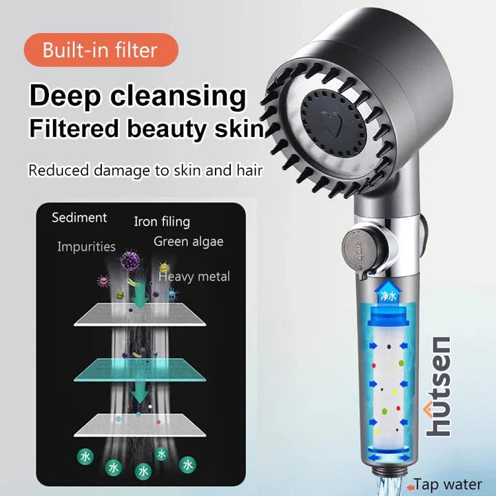 Borhe® Shower - 4 in 1 Massage & Skin Beauty Multifunctional Shower Head